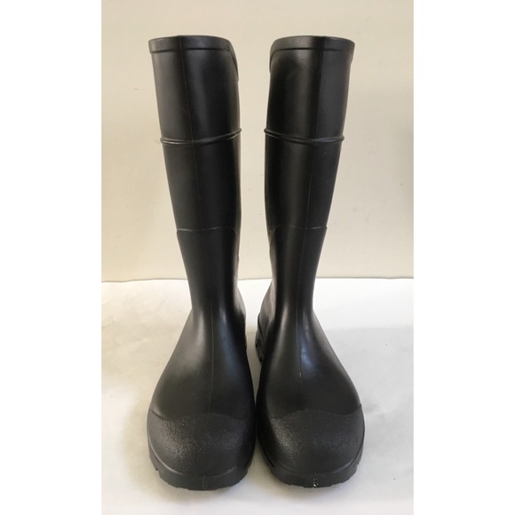 Servus Rubber Black Rain Muck Boots Mens Sz 8 Womens Size 10 Unisex Made In USA - Picture 2 of 11